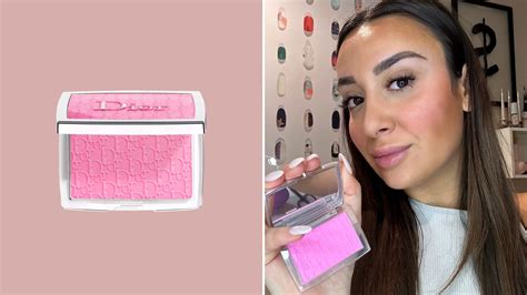 lady dior medium blush pink|dior blush with flushed cheeks.